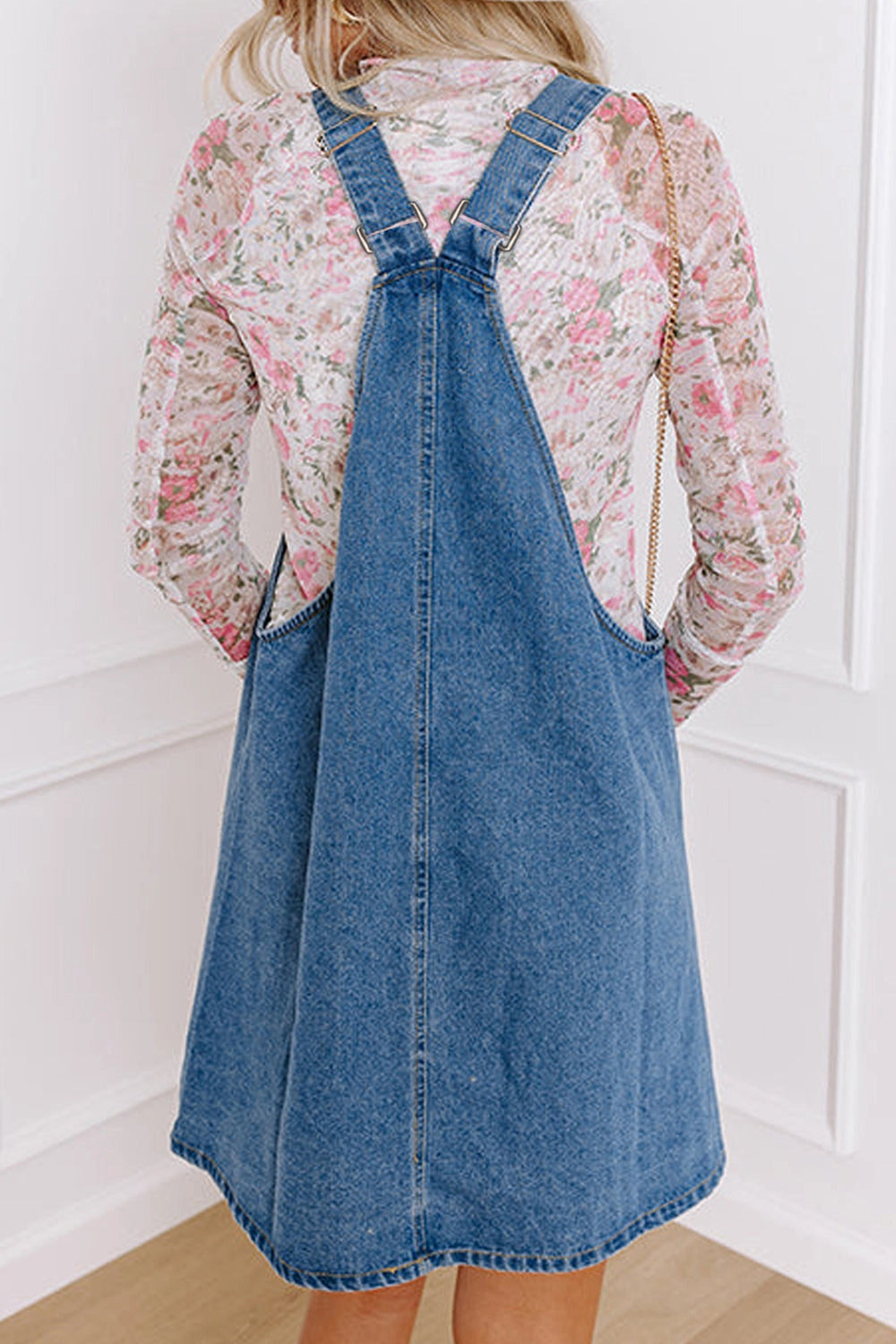 Denim Button Up Dress